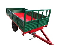 Trailer Traktor Pertanian Berkualitas Terbaik Merek SX Model 7C-2/7CX-2 2 Ton dengan Rem Hidrolik dan Rem Angin Keamanan Tinggi