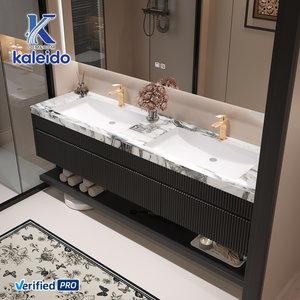 <span class=keywords><strong>Muebles</strong></span> de <span class=keywords><strong>Baño</strong></span> Modernos y Elegantes de <span class=keywords><strong>Diseño</strong></span> Reciente OEM Kaleido 2026 - Lavabo de Pared de Lujo con Tocador - Product Image 3