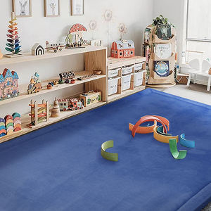 Tappeto Moderno Geometrico Multicolore in Memory Foam per Soggiorno e Camera dei Bambini, Ideale per la Preghiera - Product Image 5