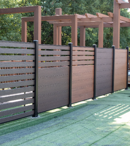 Cercas Decorativas de WPC <span class=keywords><strong>para</strong></span> Paisajismo, <span class=keywords><strong>Madera</strong></span> Compuesta <span class=keywords><strong>para</strong></span> Exteriores, <span class=keywords><strong>para</strong></span> Jardín, Perímetro, Muro de Delimitación - Product Image 4