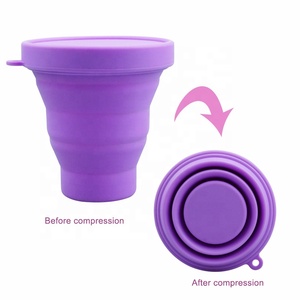 <span class=keywords><strong>Copa</strong></span> <span class=keywords><strong>Menstrual</strong></span> Reutilizable Rosa Durazno Libre de BPA con Estuche Esterilizador - Product Image 5