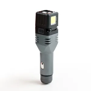 Car charger cob work light charging led inspection light broken window cone strong magnetic flashlight car USB charger