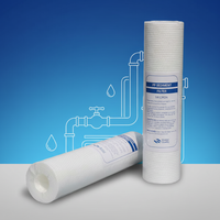 Cartouche filtrante en PP soufflé à chaud de qualité alimentaire, 5 microns, adaptée aux systèmes de purification d'eau potable et d'eau RO.
