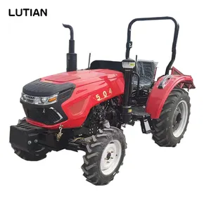 LUTIAN tractor supplier new price tractor 50hp 60hp 70hp 8+8 shift transmission electrical starter wheel tractor for farmer