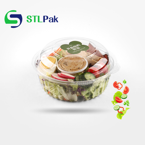 Fornitura all'Ingrosso di Ciotole in Plastica PET Monouso, Adatte per Insalate, Frutta, Biscotti, Imballaggio da Asporto - Product Image 1