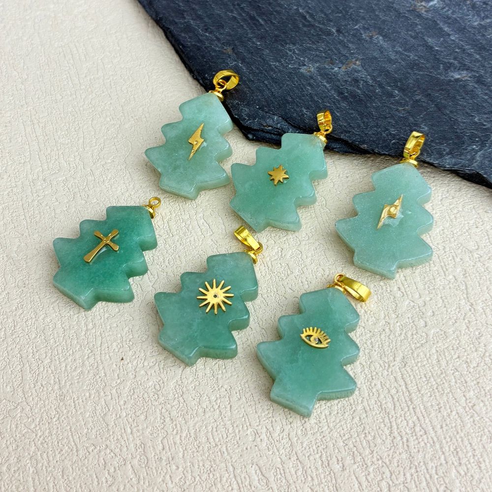 Aventurine verte - or