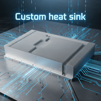 Cylindre en alliage d'aluminium série 1000 scellé en usine pour dissipateur thermique d'amplificateur 300W avec services de découpe et de soudage