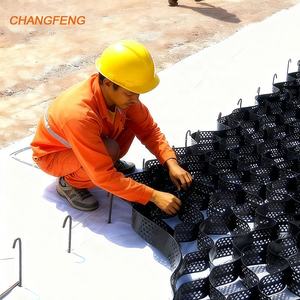 Géocellules HDPE 100 mm, grille de sol, pavé, nid d'abeilles, gravier, drainage stable, géocellules, plateforme lourde, construction en extérieur - Product Image 3