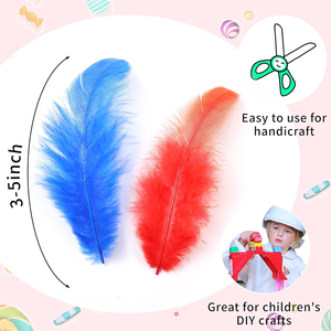 Plumas de Colores para <span class=keywords><strong>Manualidades</strong></span>, Educación Temprana, Creación Artística, Carnaval, Cosplay, Decoración de Paredes y Bodas, Proyectos DIY - Product Image 2