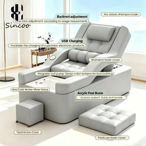 เตียงสระผมพร้อมระบบนวดศีรษะและอบไอน้ำสำหรับทำสปาผมและนวดไทย - Product Image 3