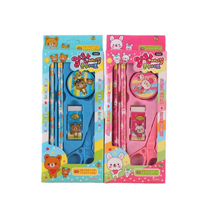 Coffret de Papeterie Dessin Animé Cadeau pour Enfants 5 Pièces, Prix pour École Primaire et <span class=keywords><strong>Maternelle</strong></span>, Fournitures Scolaires - Product Image 1