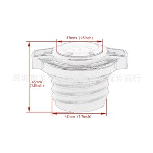 Bouchon de réservoir de carburant avec jauge 37mm 45mm 42mm pour Harley XL883 1200 Softtail Fat Boy Dyna Glide Touring - Product Image 1