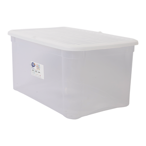 Caja de Almacenamiento Marea 570x390x290mm PP Transparente Ecológica con Tapa, Capacidad 20-35L, para Organización del Hogar - Product Image 3