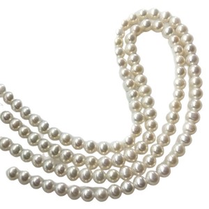 Perlas de Agua Dulce Semiterminadas de Calidad AAAA, Redondas de 6 mm, con Defectos Discretos, para Collares, Perlas Sueltas al por Mayor - Product Image 5