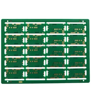 China 0.5mm bga thin pcb solder mask green circuit board