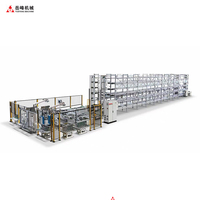 Ligne de production de grands aquariums en verre sur mesure, machine à coller les cadres de bacs à poissons isolés, précision ±0,1 mm