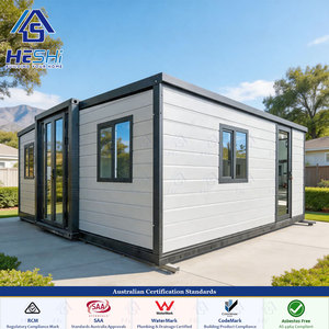 บ้านพักตากอากาศสำเร็จรูปแบบขยายได้ ขนาด 78 ตร.ม. 40 ฟุต 5 ห้องนอน สไตล์โมเดิร์น บ้านบังกะโล ตามมาตรฐานออสเตรเลีย - Product Image 1