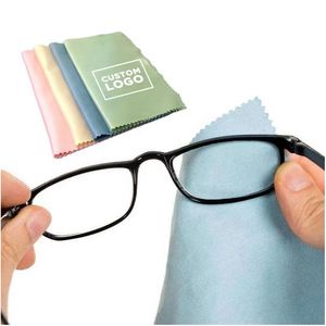 Chiffonnette de nettoyage pour lunettes Xd739 personnalisable avec logo, en microfibre, pour lunettes de vue et de soleil - Product Image 1