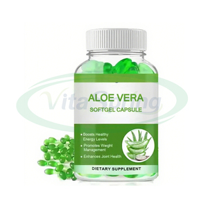VitaSpring 천연 보충제 알로에 베라 추출물 소프트 캡슐 슬리밍 비타민 E 알로에 베라 소프트젤 - Product Image 2