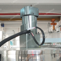 Machine de remplissage de pâte à haute viscosité remplisseur à température constante cire pour cheveux bâton trémie cosmétiques Lotion Machine de remplissage 45L