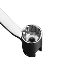 Clé combinée à tête flexible 8-24 mm, douille à une extrémité et clé à fourche, outil à main CR-V pour réparation automobile