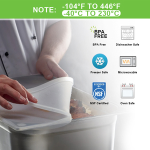 Tapa de Silicona para Olla, Apta para Alimentos, Elástica, Lavable, Antipolvo, Resistente al Calor - Product Image 2