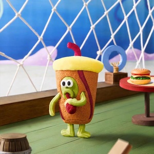 Nuove Scatole a Sorpresa 2026 Originali al 100% - Serie 6 Pezzi/Set <span class=keywords><strong>SpongeBob</strong></span> e i Amici di Bikini Bottom - Simpatiche Bambole di Peluche e Portachiavi Decorativi - Product Image 4