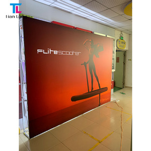 Gran oferta, caja de luz SEG Booth, marcos de tela de silicona de aluminio, sistema de exposición con luz LED publicitaria para ferias comerciales - Product Image 3