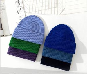 Wholesale Luxury Quality Blank Knitted Beanie Cap <b>Hat</b> Custom Logo 100% Wool <b>Hats</b> Women Fashion Men Unisex Knitted Winter <b>Hats</b> - Product Image 5