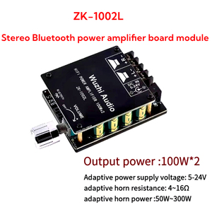 <span class=keywords><strong>Mini</strong></span> 100WX2 versión de alta potencia 5,0 placa amplificadora <span class=keywords><strong>Bluetooth</strong></span> con perilla de volumen e interruptor de circuitos integrados de ZK-1002L Categoría de producto - Product Image 2