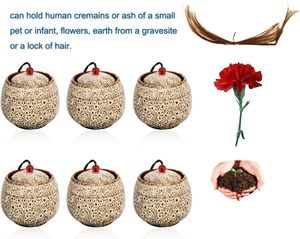 Urnes funéraires miniatures en céramique pour cendres, commémoratives pour animaux <span class=keywords><strong>de</strong></span> compagnie, décoratives, souvenirs <span class=keywords><strong>de</strong></span> crémation - Vente en gros - Product Image 4