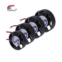 Ventilateur de refroidissement par aspiration circulaire en plastique, 4010, 5v 12v dc, diamètre 10 à 40mm