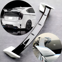 Spoiler Belakang Gaya ROWEN Tommykaira Untuk Toyota Prius ZVW30 2003-2012 ABS Dicat Tanpa Cat Tampilan Karbon Sayap Bagasi Belakang Mobil