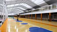 Tenda Sportiva Personalizzata a Grande Apertura, Struttura in Alluminio, Copertura Impermeabile in PVC, Basso MOQ, per Calcio e Basket