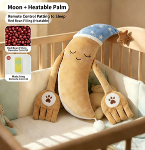 Oreiller personnalisé en forme de banane pour bébé, apaisant et favorisant le sommeil, anti-sursaut, en polyester, unisexe, Shenzhen - Product Image 2