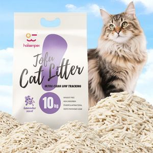Custom Logo Fragrance Tofu Cat Litter Quick Clumping Flushable Biodegradable Low Dust Kitty Litter <b>Sand</b> Factory Direct Sale - Product Image 1