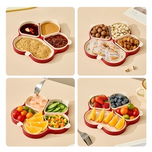 Custom Logo/Color Multifunctional Kitchen Tools Flower Dish <b>Basket</b> Creative Plastic Vegetable Clean Platter Fruit <b>Tray</b> - Product Image 4