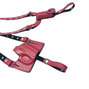 Groothandel Universele Roze Lederen Schouderpistoolholster Met 2 Tijdschriftenzak Verborgen Tactische Onderarmgeweerhouder Voor Dames - Product Image 5