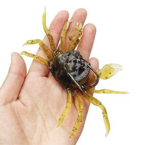 Newbility OEM Esca da <span class=keywords><strong>Pesca</strong></span> Morbida in Silicone a Forma di Granchio Artificiale 13cm 33.5g <span class=keywords><strong>con</strong></span> Amo - Product Image 5