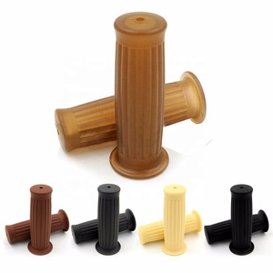 Retro Phong Cách Xe Máy <span class=keywords><strong>Cafe</strong></span> Race Phong Cách Cổ Điển Tay Lái Grip ABS Cao Su Xử Lý <span class=keywords><strong>Grips</strong></span> - Product Image 2