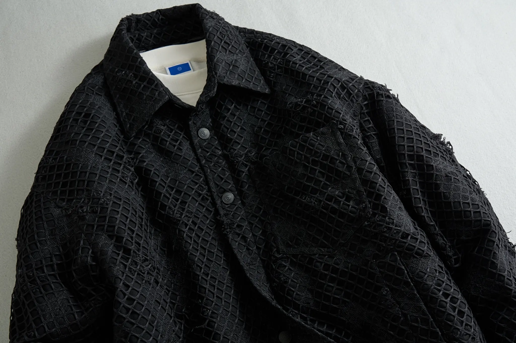 OEM Design personalizzato di alta qualità camicia invernale colletto interno piumino imbottito in cotone imbottito piumino per gli uomini