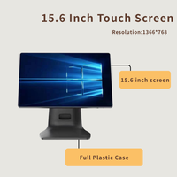 Terminal de point de vente portable avec écran tactile capacitif de 15,6 pouces pour Windows/Android, système de point de vente pour restaurant, fournisseur de systèmes de point de vente