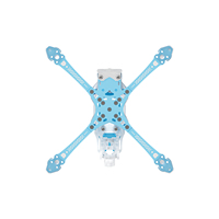 Nouveau kit de châssis FPV Axisflying, cadre en X compressé en fibre de carbone découpé sur mesure par CNC, empattement de 304,5 mm pour drone de course FPV RC et freestyle