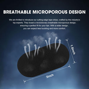 Bandes buccales respirantes <span class=keywords><strong>anti</strong></span>-<span class=keywords><strong>ronflement</strong></span> pour améliorer la qualité du sommeil, bandes buccales pour arrêter les ronflements - Product Image 5