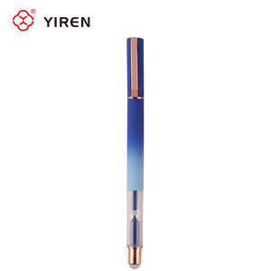 Stylo plume à encre effaçable dégradée de la marque YIREN, logo personnalisé, cadeau personnalisé pour le bureau et l'école, translucide - Product Image 5