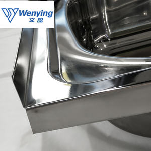 Évier de cuisine rectangulaire en acier inoxydable SUS 201 et 304, évier simple, évier de cuisine contemporain avec cascade, 5 ans - Product Image 6