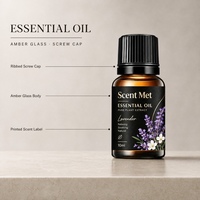 Ensemble de 12 Huiles Parfumées 10ml en Verre Ambré pour Diffuseur et Humidificateur – Idéal Cadeau et Vente en Gros