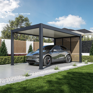 Pérgola de Aluminio para Exteriores Personalizada OEM/ODM con <span class=keywords><strong>Techo</strong></span> Fijo Impermeable para un Estacionamiento Seguro del Automóvil - Product Image 1