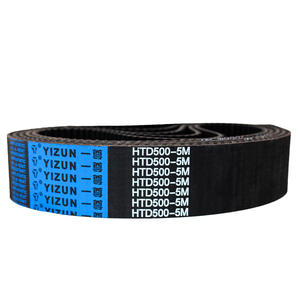 Courroie de transmission industrielle synchrone en caoutchouc néoprène HTD8M2760-8M3120 dentée noire pour les industries agricoles, personnalisation OEM - Product Image 1