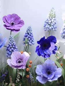 Fleur géante artificielle en mousse EVA faite à la main, autoportante, pour décoration de fenêtre, ensemble floral pour mariage et fête, présentation en magasin - Product Image 6